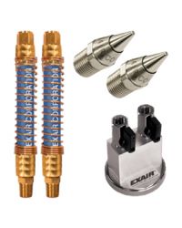 Model 1010SS-9456 (2) St. St Micro Air Nozzles with (2) 6