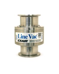 Sanitary Flange Line Vacs are available in 4 sizes from 1-1/2