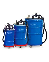 Chip Trapper Systems are available in 30, 55 and 110 gallon sizes.