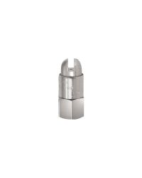 This Type 303SS High Power Safety Air Nozzle resists corrosion better and operates in higher temperatures than the brass version.