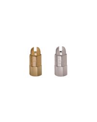 High Power Safety Air Nozzles are available in brass and Type 303SS.