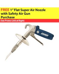 Model 1244-CS Soft Grip Super Air Scraper with the Model 1144 Super Air Scraper and Chip Shield