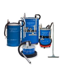 Reversible Drum Vac Systems are available in 5, 30, 55 and 110 gallon sizes.