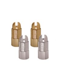 Safety Air Nozzle are made from brass or Type 303SS and come in a standard or high power version.