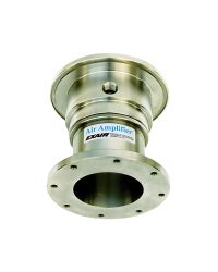 This special stainless steel flange-mount Air Amplifier was designed for exhausting hot flue gases from a furnace.