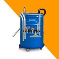 The High Lift Reversible Drum Vac is available in 30, 55 and 110 gallon sizes.