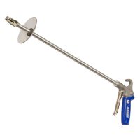 Model 1220-18-CS Soft Grip Safety Air Gun with Model 1002 Air Nozzle, 18" Alum. Ext Pipe & Chip Shield