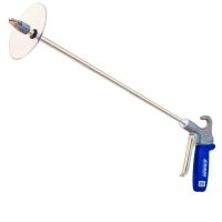 Model 1229-18-CS Soft Grip Safety Air Gun with Model 1126 Flat Air Nozzle, 18" Alum. Ext Pipe & Chip Shield