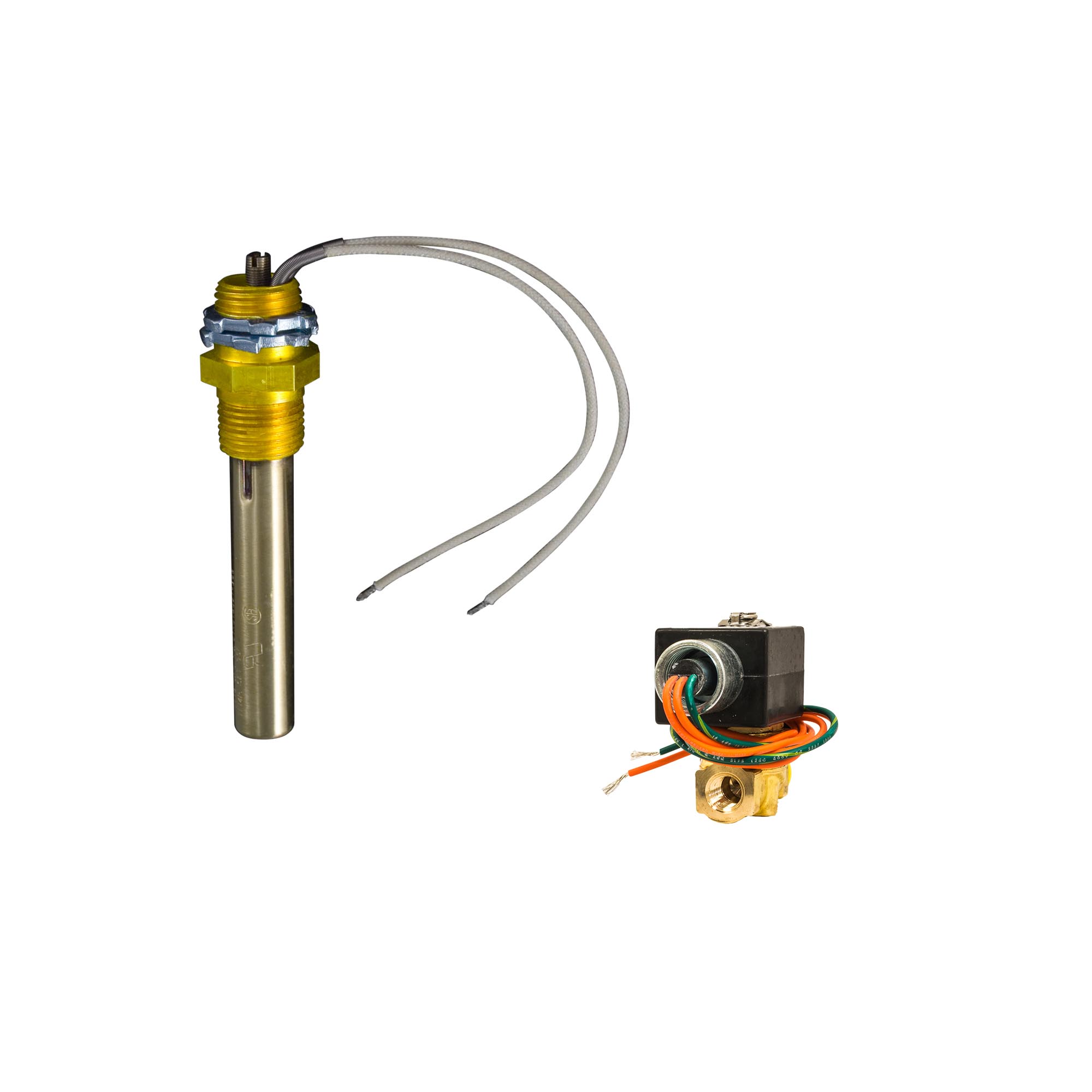 Solenoid Valve and Thermostat.