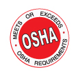 Meets OSHA Requirements