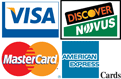 We Accept These Credit Cards